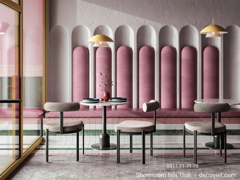 ghế cafe bọc nhung giá rẻ