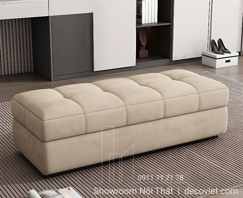 mẫu ghế đuôi giường hiện đại tone màu trung tính