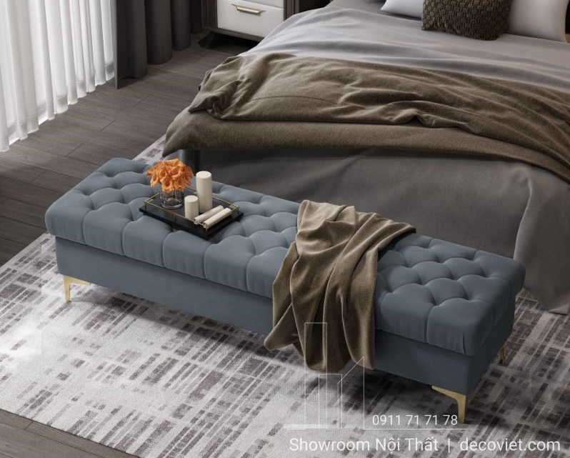 ghế đuôi giường phong cách hiện đại cho nhà phố
