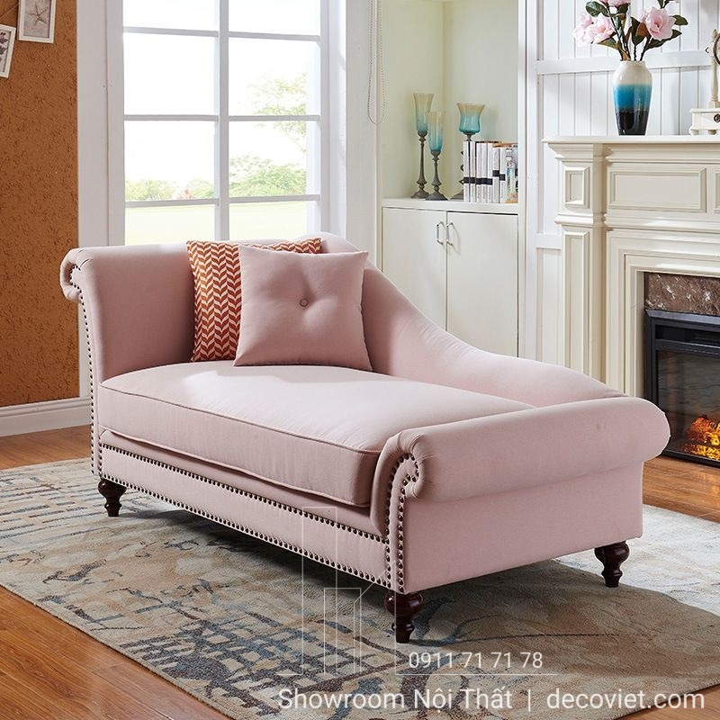 ghế đuôi giường tân cổ điển họa tiết tinh xảo