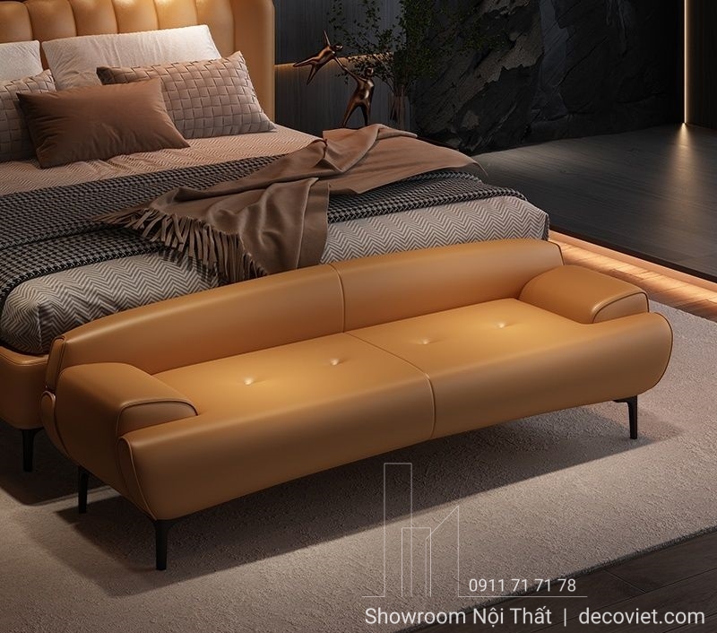 ghế đuôi giường phong cách luxury dành cho biệt thự