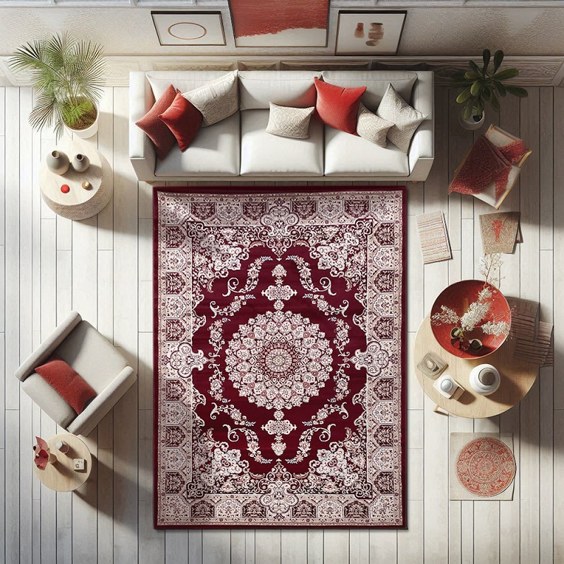 thảm sofa phong cách cổ điển