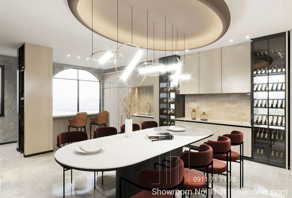 bàn ăn 8 ghế cao cấp