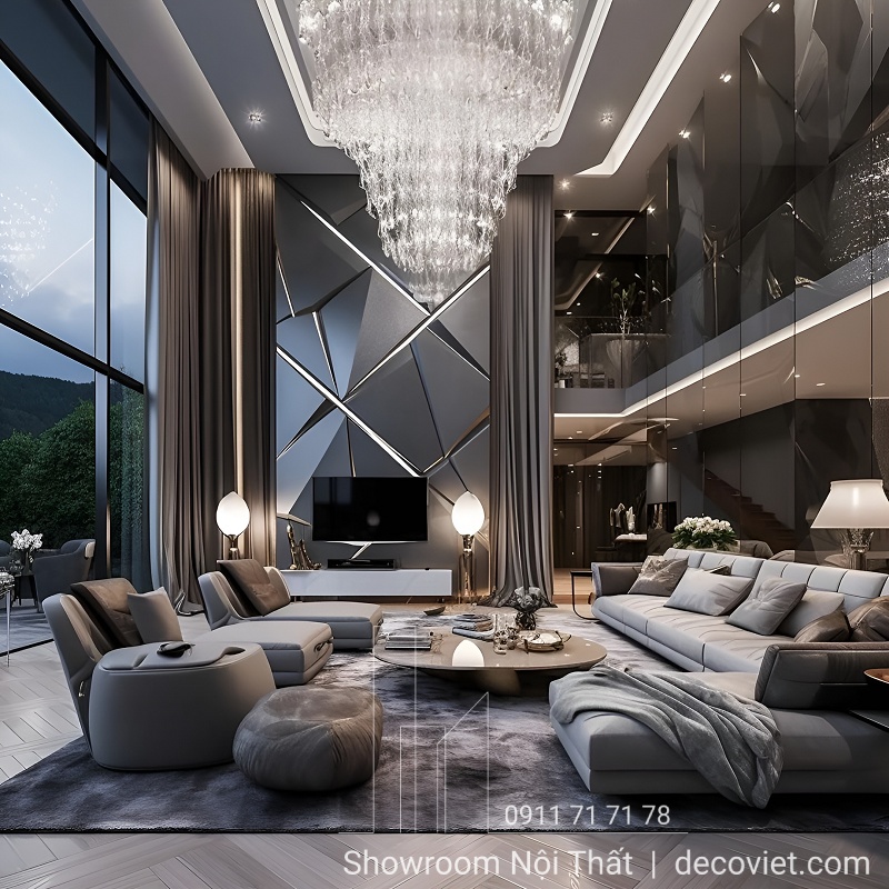 thi công nội thất biệt thự sang trọng