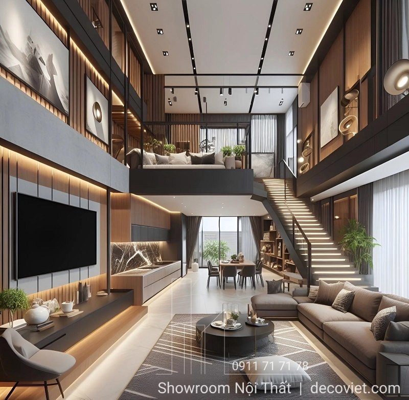 thiết kế nội thất nhà phố trọn gói