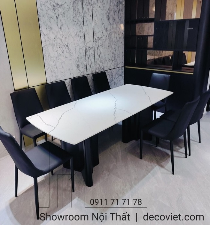 bàn ăn mặt đá đẹp