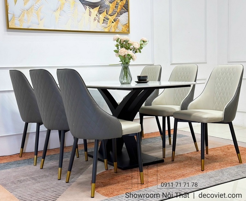 Bàn Ăn Ghế Ăn Mặt Đá 1176S