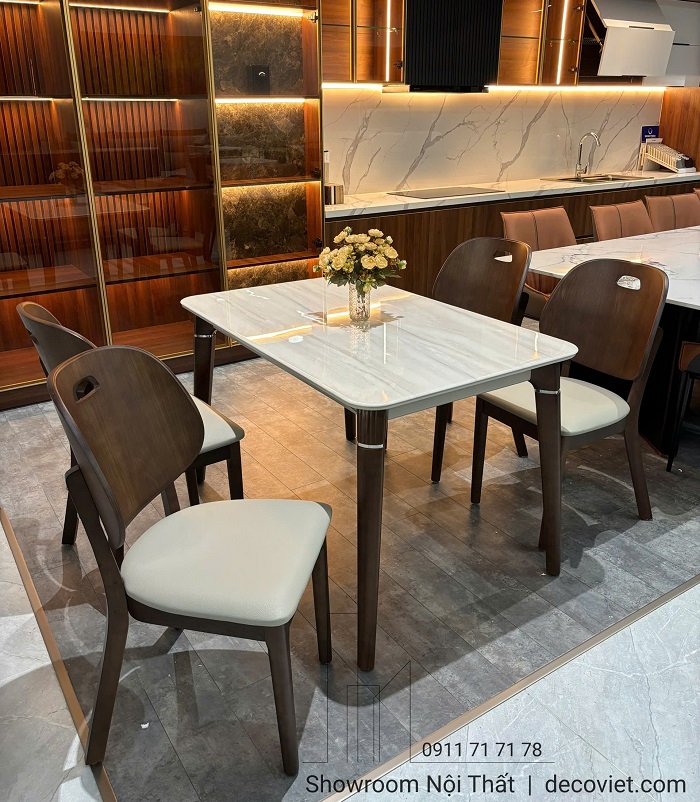 Bàn ăn 4 ghế 2744S trưng bày tại Showroom Nhà Decor