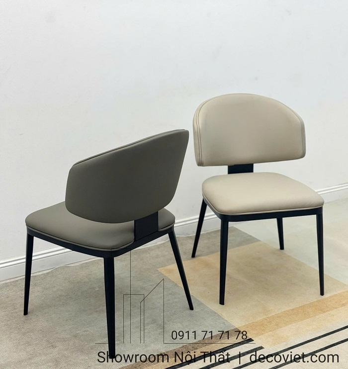 ghế ăn bọc da sang trọng