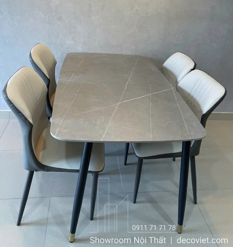 bàn ăn 4 ghế mặt đá giá rẻ