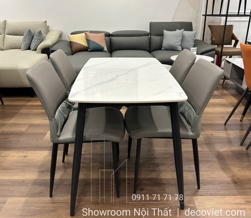 bàn ăn mặt đá 4 ghế giá rẻ