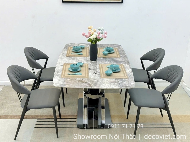bàn ăn cao cấp 4 ghế
