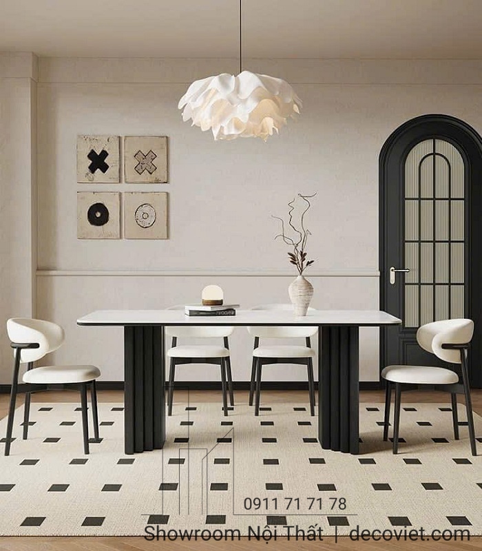 bàn ăn 6 ghế nhập khẩu