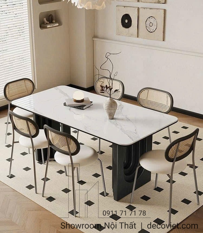 bàn ăn 6 ghế cao cấp