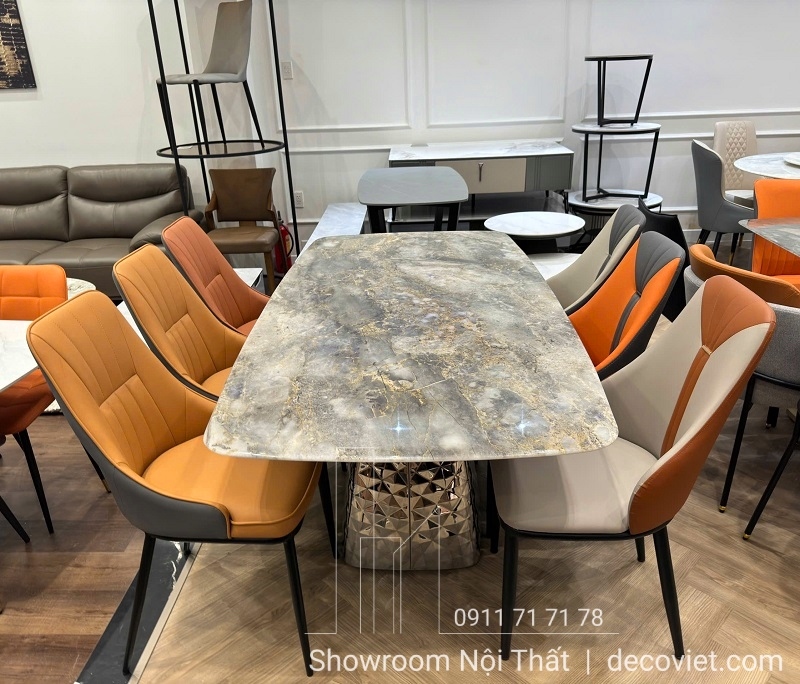 bàn ăn mặt đá nhập khẩu