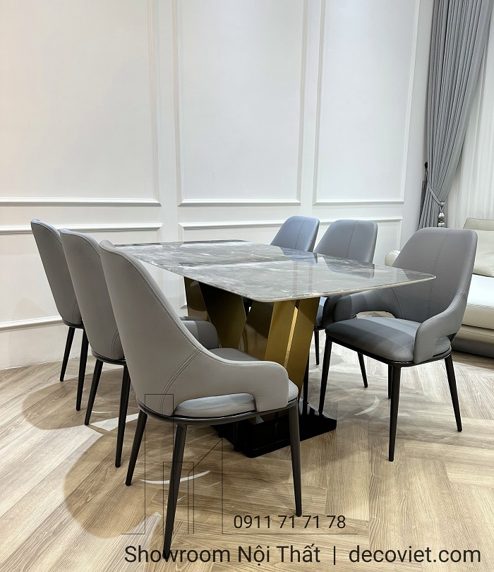 bộ bàn ăn 6 người cao cấp