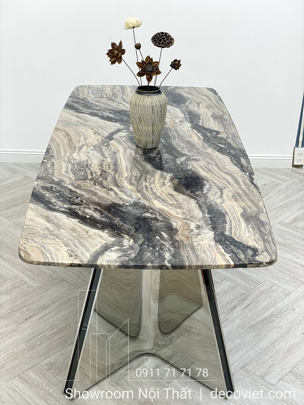 bàn ăn mặt đá cẩm thạch nhập khẩu