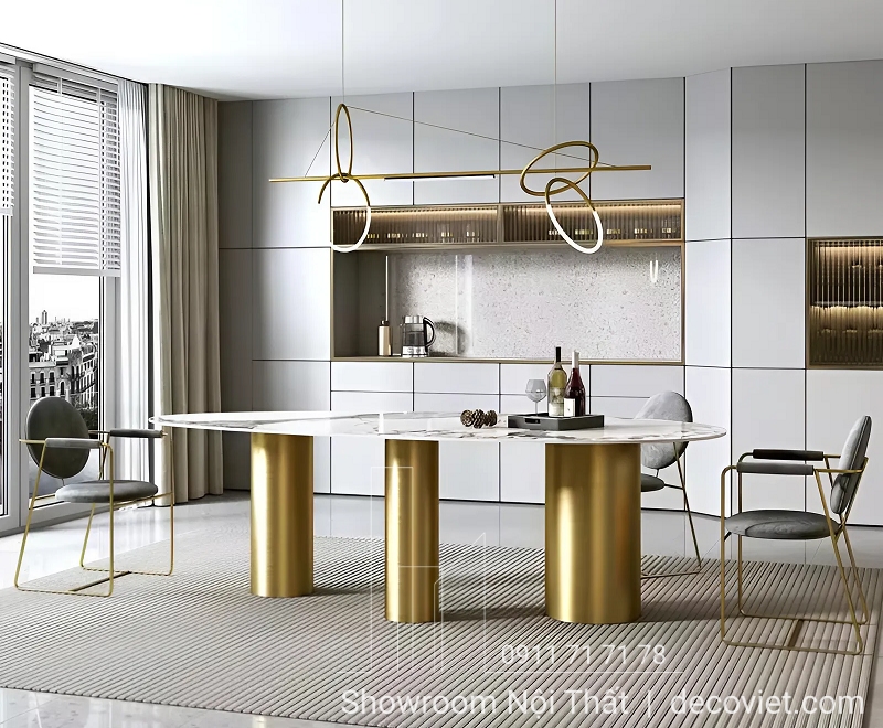 bàn ăn 6 ghế nhập khẩu