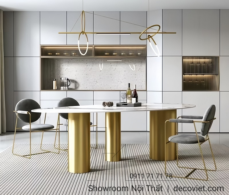 bàn ăn 6 ghế cao cấp