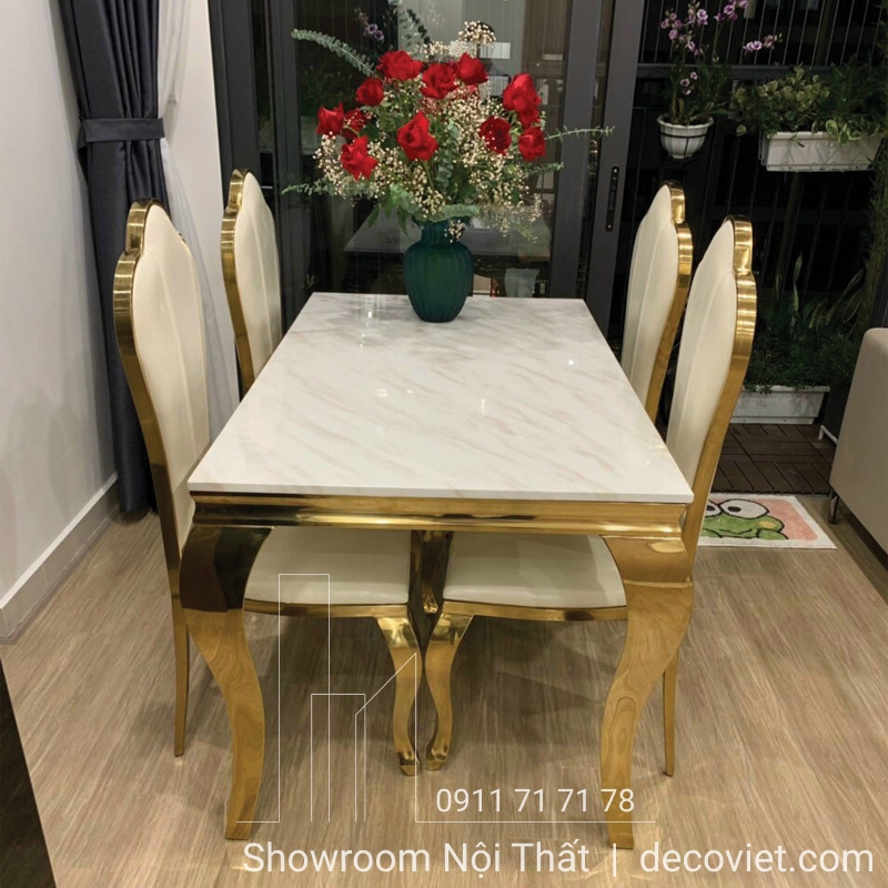 bàn ăn tân cổ điển sang trọng