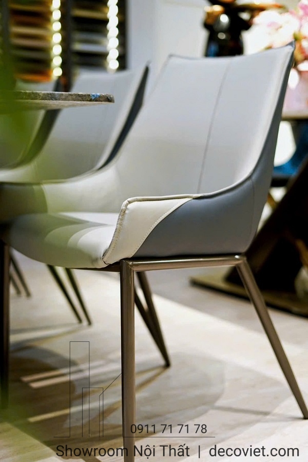 ghế ăn bọc da