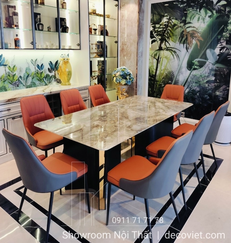 bàn ăn 8 ghế giá rẻ