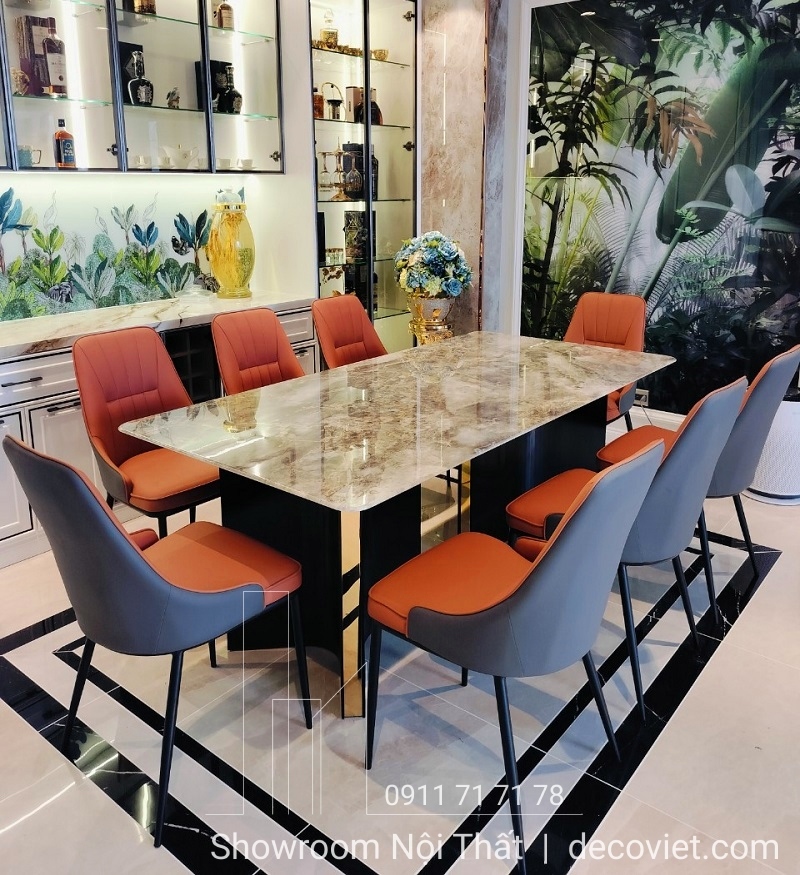 bàn ăn 8 ghế nhập khẩu