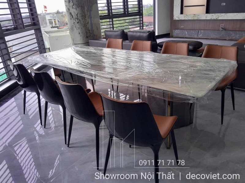 bộ bàn ăn 8 ghế hiện đại