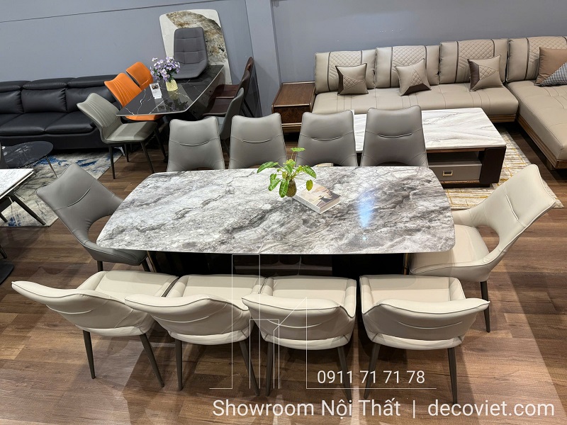 ghế bàn ăn bọc da