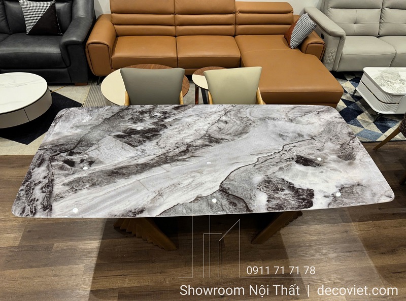 àn ăn đá nhập khẩu sang trọng dành cho 6 đến 8 người