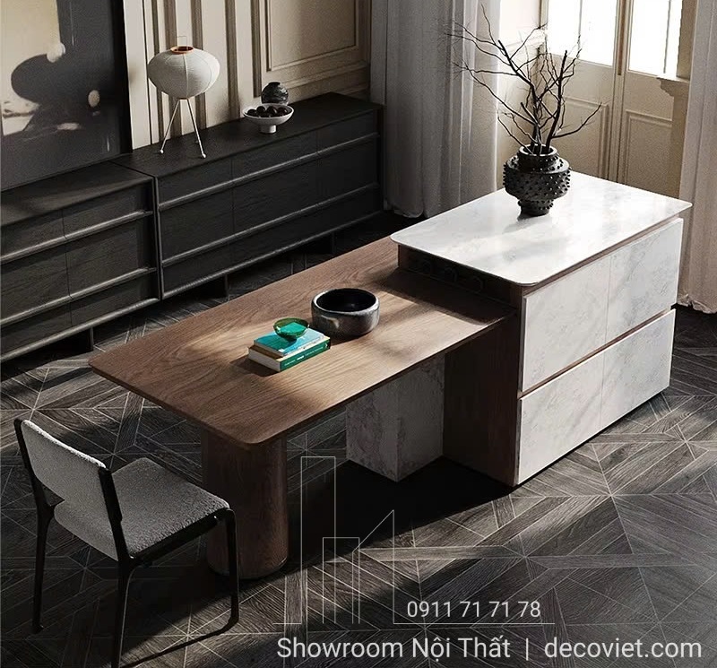 Bàn Ăn Kết Hợp Bàn đảo