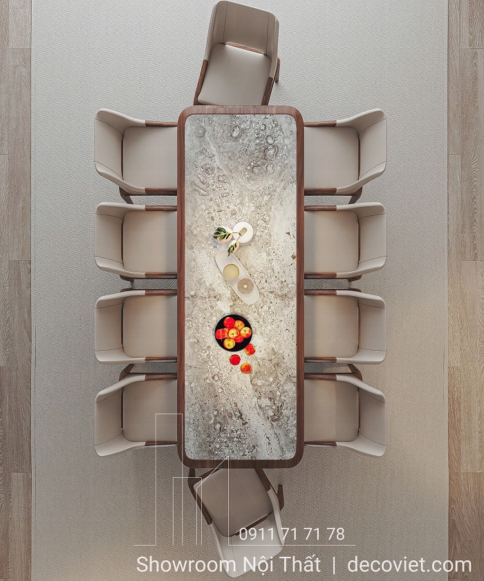 bàn ăn gỗ 10 người