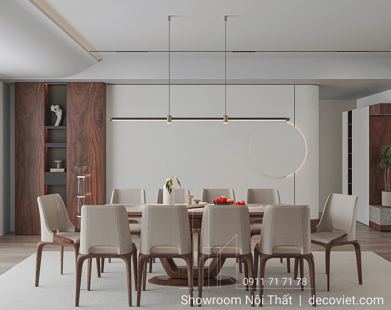 bàn ăn gỗ 10 ghế