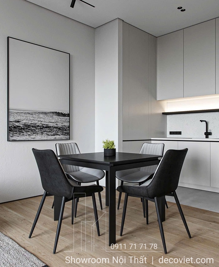 bàn ăn vuông 4 ghế