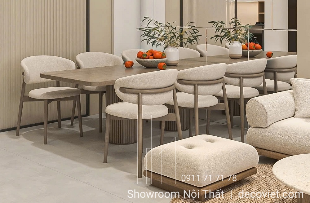bàn ghế ăn gỗ hiện đại