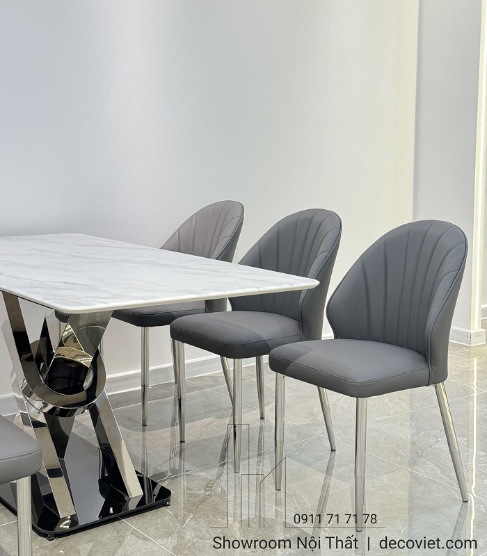 hông gian phòng ăn sang trọng với bàn ăn 6 ghế Nhà Decor