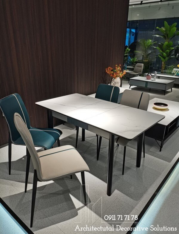 bàn ăn kéo dài 4 ghế giá rẻ