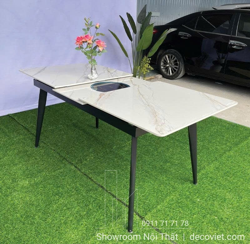 Cận cảnh bếp điện từ âm tích hợp trên bàn ăn 2659S