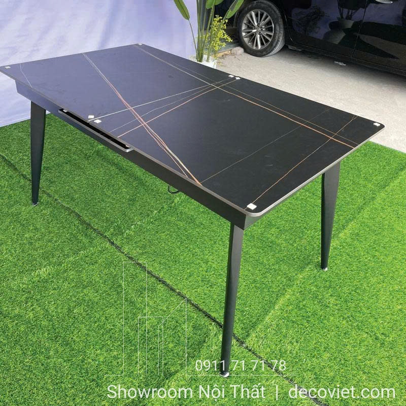 Bàn ăn mặt đá kéo dài kết hợp bếp từ 2659S tiện nghi