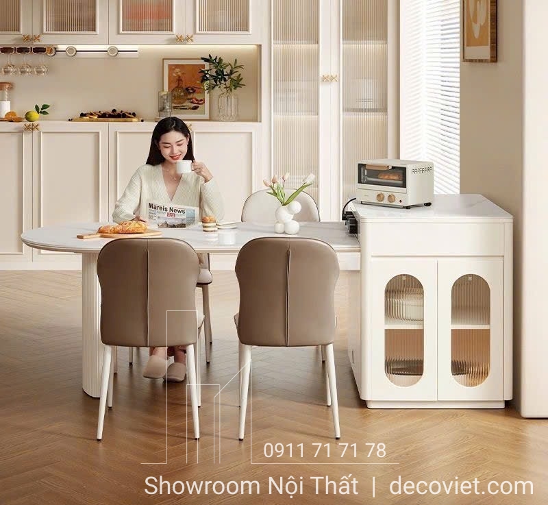 bàn ăn thông minh kéo dài