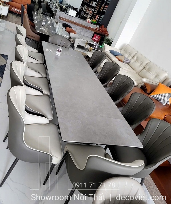 bộ bàn ăn thông minh 12 ghế