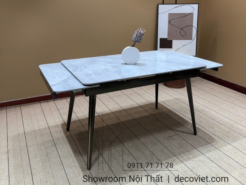 bàn ăn thông minh 4 ghế mặt đá cao cấp