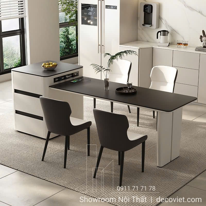 bàn đảo kết hợp bàn ăn