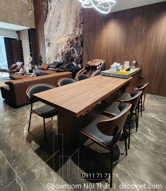 Đảo bếp liền bàn ăn 2655S với chất liệu gỗ cao cấp sang trọng