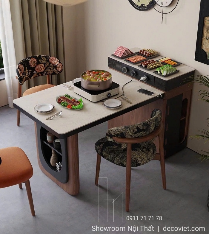 Thiết kế bàn đảo bếp thông minh 2802S đa năng