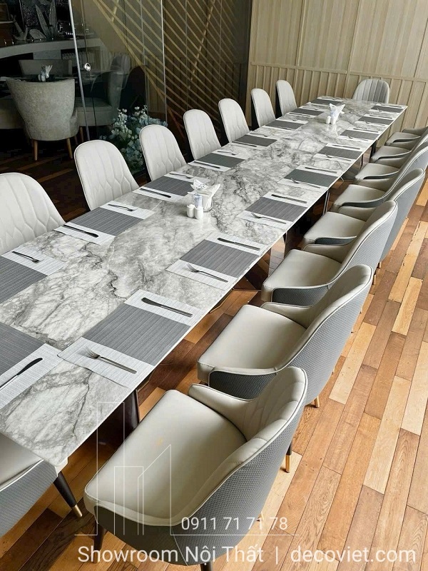 bàn ăn mặt đá cao cấp