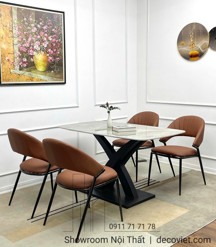 bộ bàn ăn 4 ghế giá rẻ