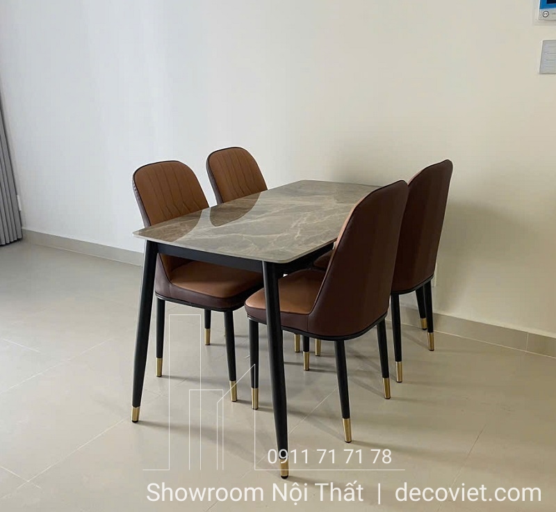 bàn ăn 4 ghế mặt đá giá rẻ
