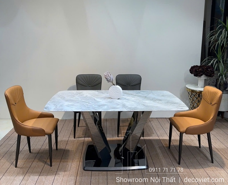 Bàn Ăn Mặt Đá 4 Ghế Hiện Đại Hà Nội 2263S Tiện Nghi