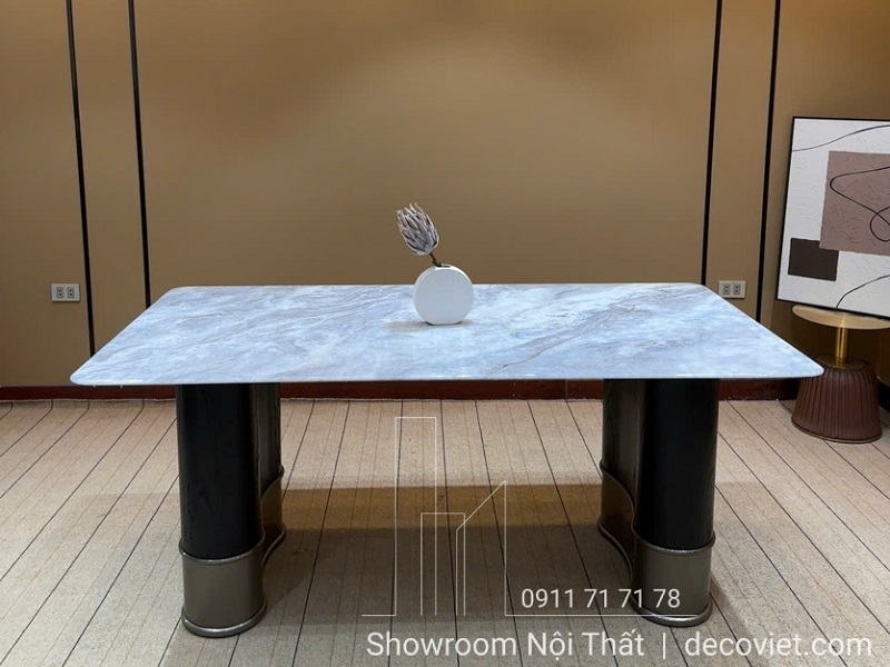 bộ bàn ăn mặt đá 4 người cao cấp